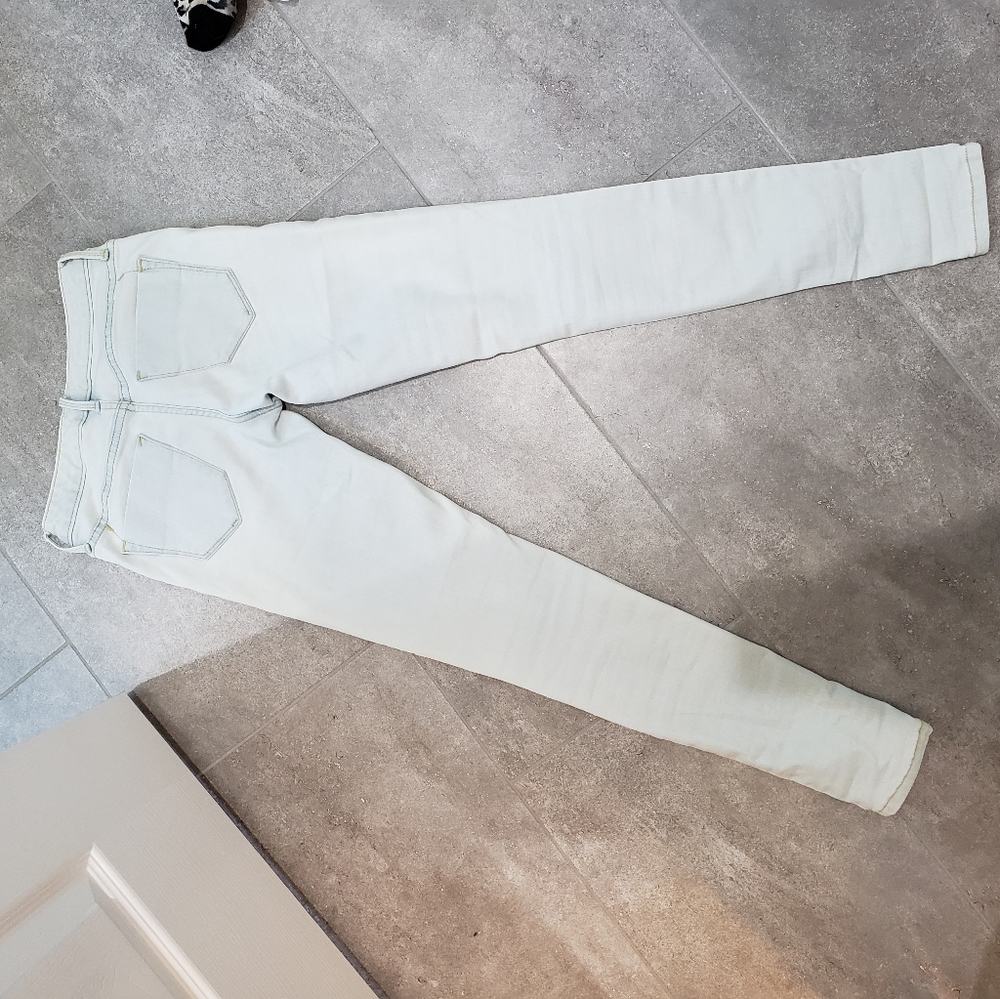 Mossimo Supply Co Womens White Wash Jeans Size 00 - Picture 5 of 6